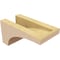 Ekena Millwork 4"W x 8"D x 4"H Wide Stockport Rough Cedar Woodgrain TimberThane Corbel, Primed Tan CORUR04X08X04STORCPR - alternate 3